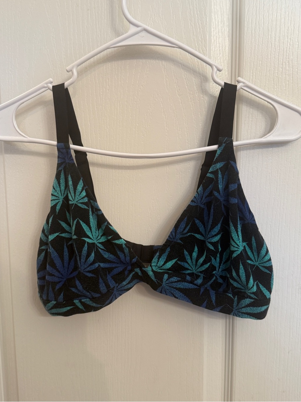 Women's MeUndies Leaf-Print Bralette